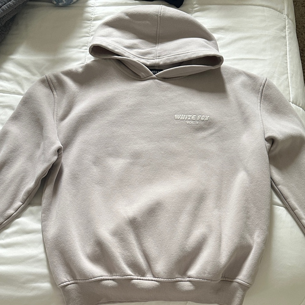 White Fox Boutique Cream Hoodie